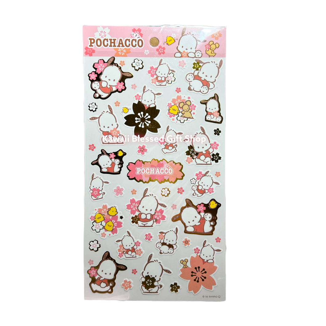 Sanrio Character Sakura Sticker Sheet