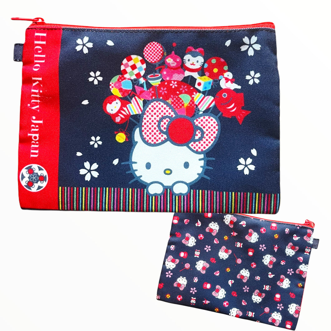 Hello Kitty, My Melody Flat Pouch (Japan Exclusive)