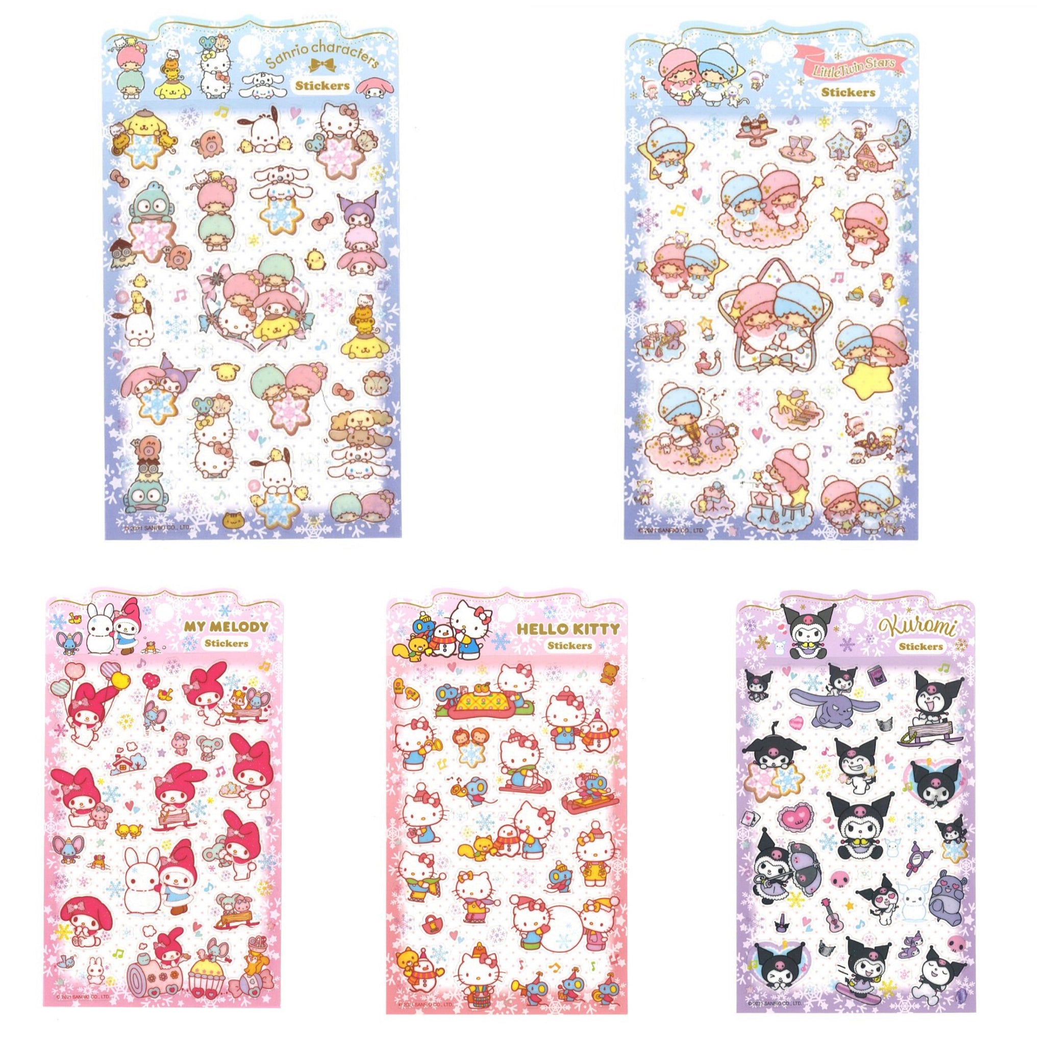 Sanrio Characters Happy Winter  Free printable stickers, Cute