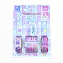 Load image into Gallery viewer, Sanrio Character Triple Roll Paper Tape Set
