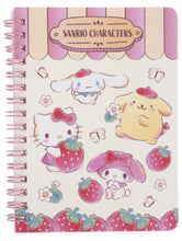 Load image into Gallery viewer, Sanrio Characters A6 Spiral Notebook (2022, 2021)
