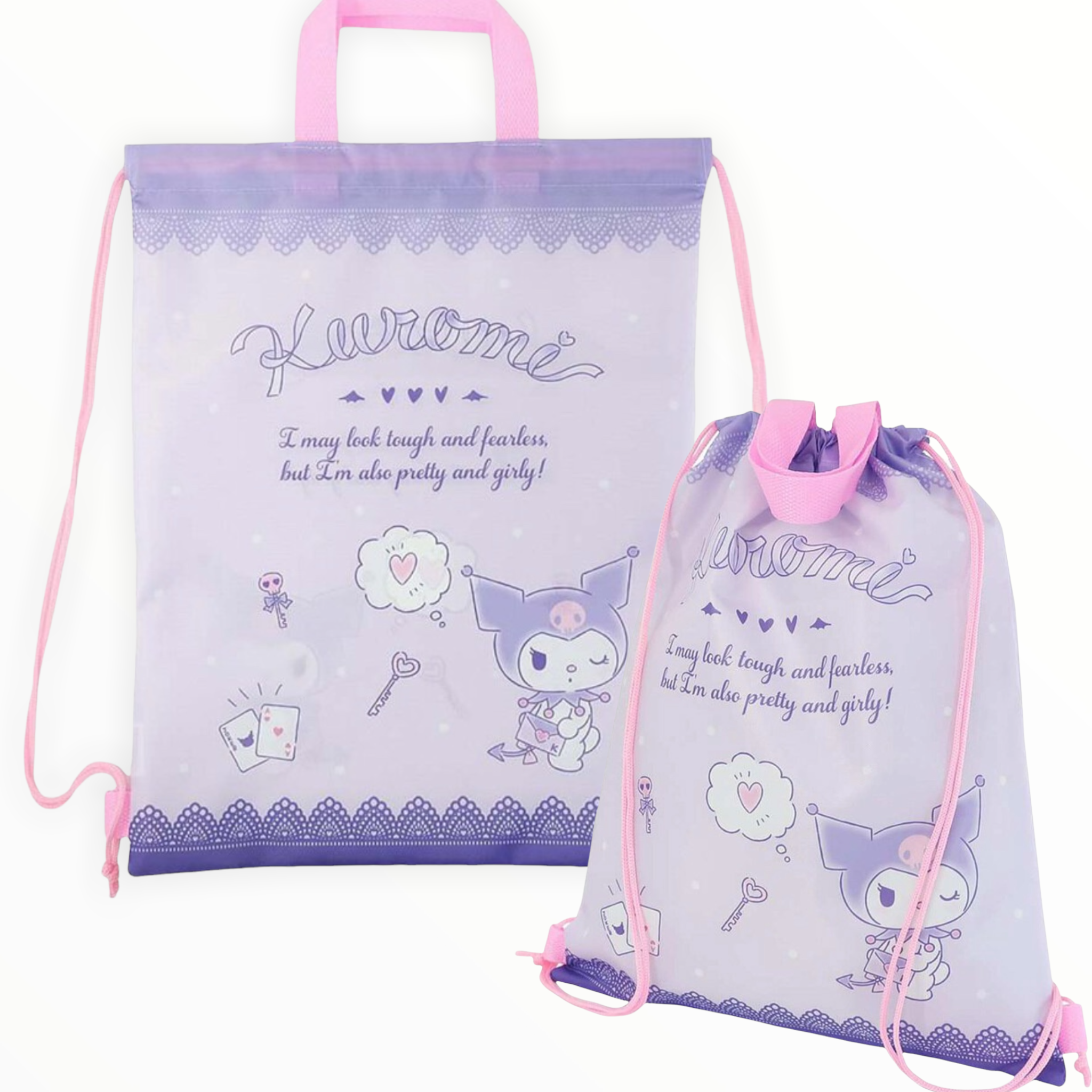 Sanrio Characters Reusable Bag M Kuromi