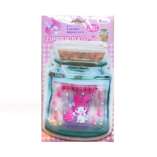 Load image into Gallery viewer, Sanrio Reusable Jar Shape Zipper Bags Set (Rare Find)
