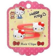 Load image into Gallery viewer, Sanrio Mascot Hair Clips 2-Pcs Set (Little Twin Stars, Hello Kitty, My Melody)
