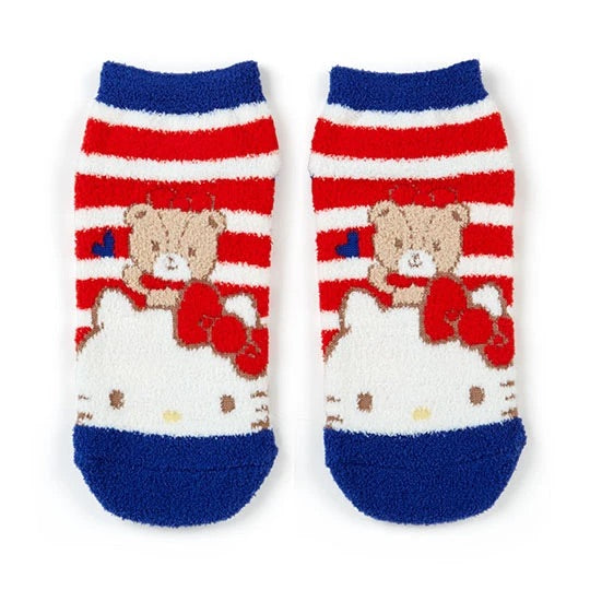 Fuzzy Cozy Sock (Stripes or Dots)