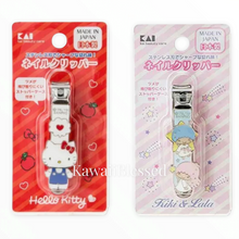 Load image into Gallery viewer, Hello Kitty / Little Twin Stars Nail Clipper (Kai Japan)
