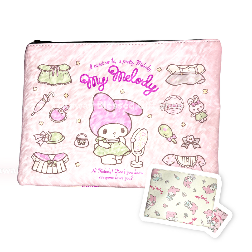 My Melody Flat Pouch with Zipper (Japan Exclusive Edition)