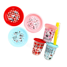 Load image into Gallery viewer, Hello Kitty Plastic Plate and Cup Set
