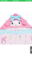 Load image into Gallery viewer, Sanrio Character Bath Towel with Hood
