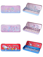 Load image into Gallery viewer, Sanrio Characters Tin Pen Case (My Melody, Hello Kitty, Little Twin Stars)
