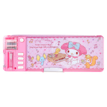 Load image into Gallery viewer, Sanrio Characters Sparkly Magic Pencil Case (with pencil sharpener)
