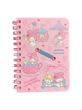 Load image into Gallery viewer, Sanrio Character B7 Spiral Notebook with Pen Holder (Passport size)
