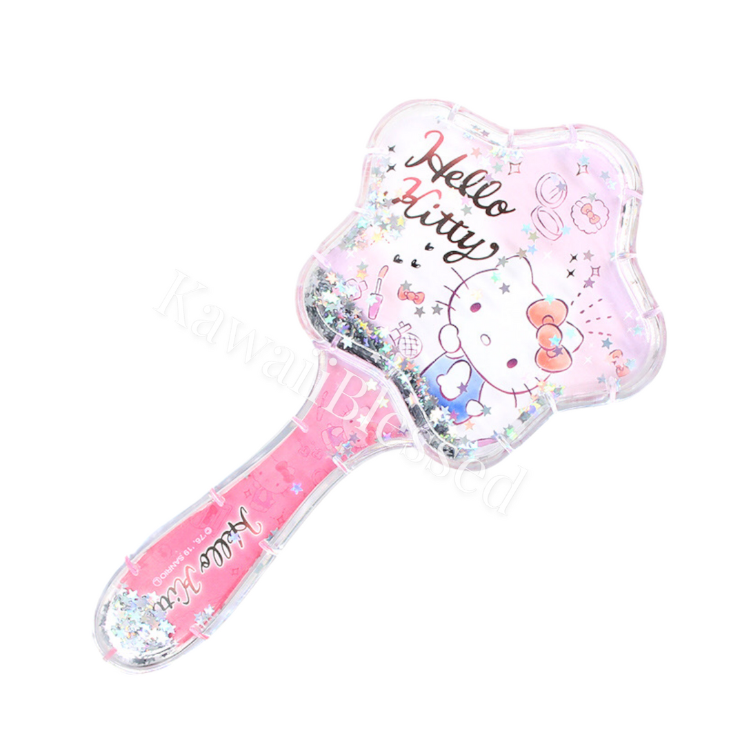 Hello Kitty Star Shape and Red Retro Brush (Collectible Item)