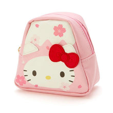 Load image into Gallery viewer, Kuromi Hello Kitty Pompompurin Pouch in Sakura Fuji Mountain Style
