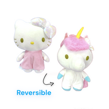 Load image into Gallery viewer, Sanrio Hello Kitty / Unicorn Reversible 12&quot; Plush (Rare Find)
