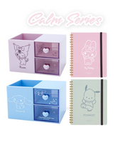 Load image into Gallery viewer, Sanrio Spiral Notebook / Pen Stand Chest (Calm Series)
