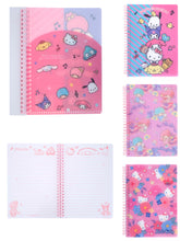 Load image into Gallery viewer, Sanrio Characters Wired A5 Notebook with Plastic Cover
