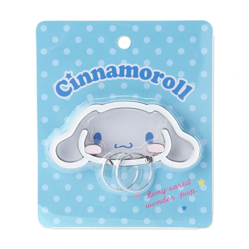 Sanrio Character Face Frame Carabiner Keychain