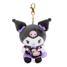 Load image into Gallery viewer, Kuromi Plush (Gold &amp; Purple Ribbon)
