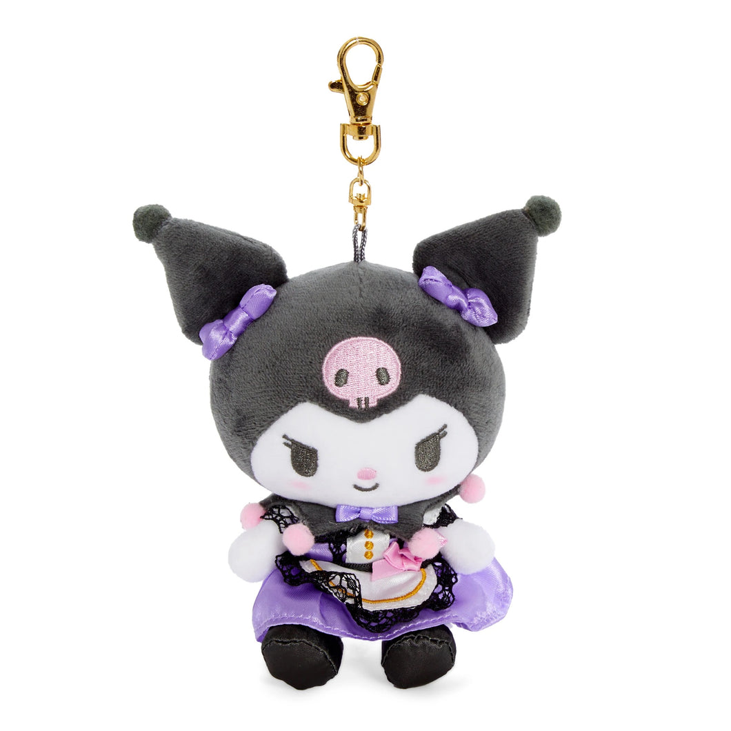 Kuromi Plush (Gold & Purple Ribbon)