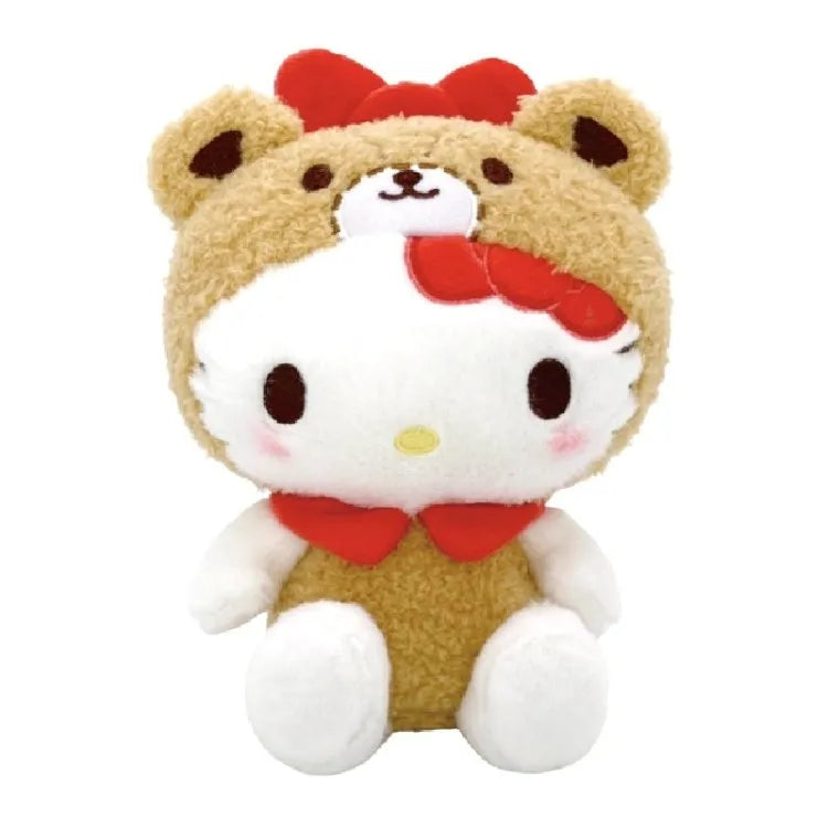 Hello Kitty 6” Plush (Bear Costume)