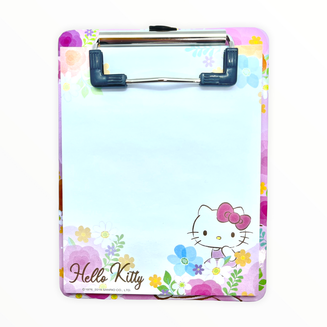 Hello Kitty Clip Board with Memo Pad