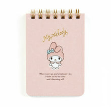 Load image into Gallery viewer, Sanrio Spiral Memo Pad (60 sheets)
