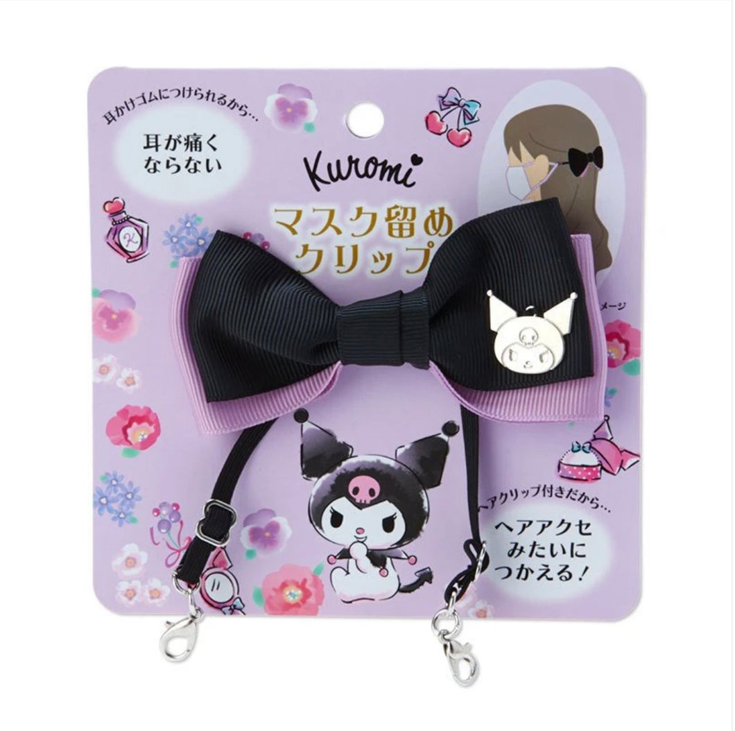 Kuromi / My Melody Bow Hair Clip