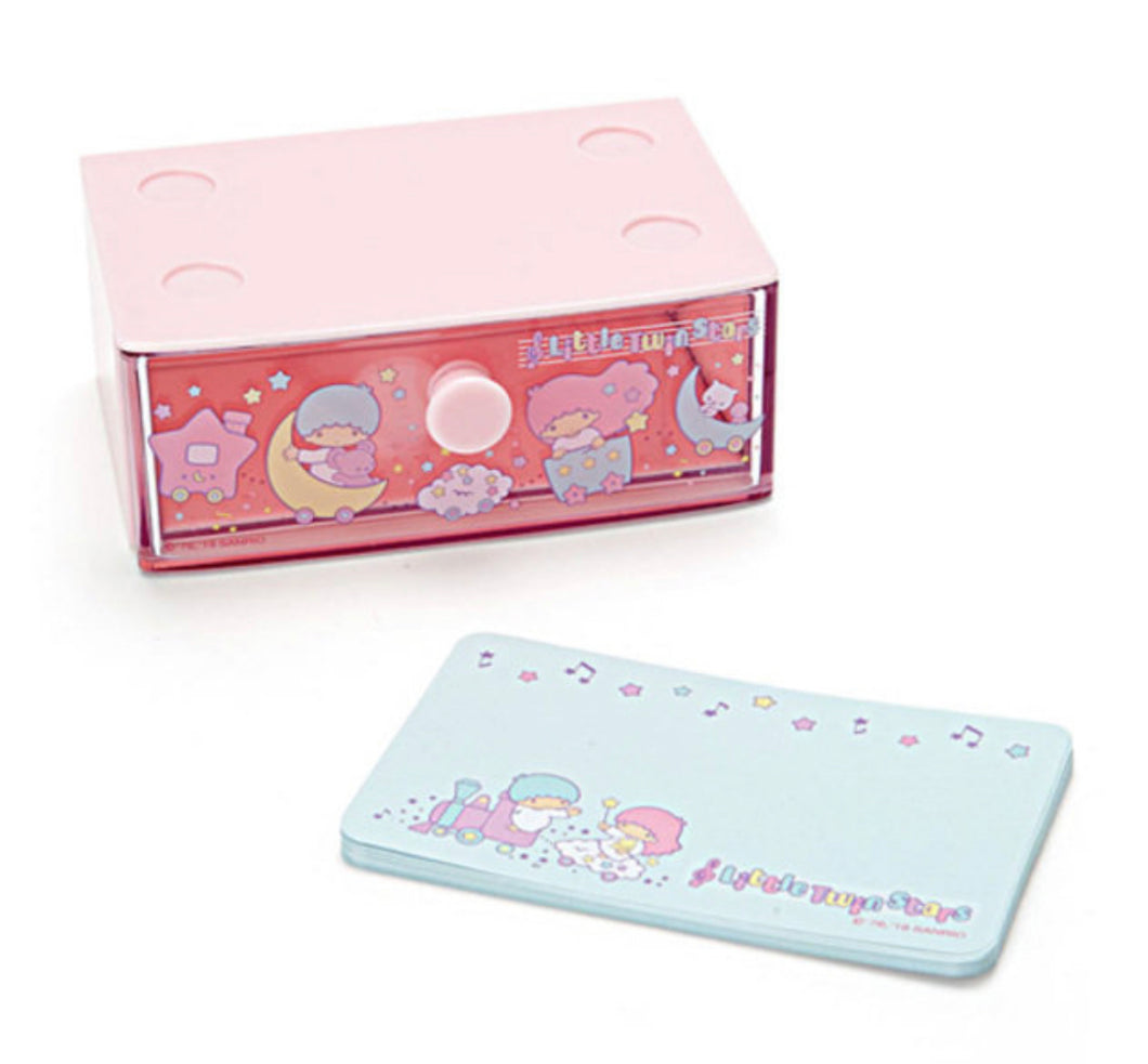 Little Twin Stars Stacking Drawer with Memo Pad