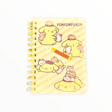 Load image into Gallery viewer, Sanrio Character B7 Spiral Notebook with Pen Holder (Passport size)
