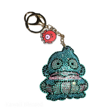 Load image into Gallery viewer, Kuromi / Cinnamoroll / Hangyodon Pavé Sparkly Keychain
