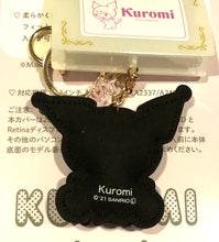 Load image into Gallery viewer, Kuromi / Cinnamoroll / Hangyodon Pavé Sparkly Keychain
