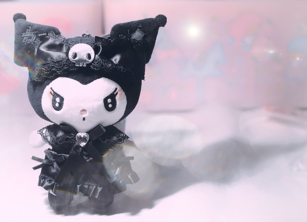 My Melody / Kuromi Mascot Keychain (midnight melochro)