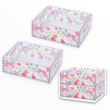 Load image into Gallery viewer, Sanrio Clear Stackable Trays (2 pc set) (Kuromi, Cinnamoroll, My Melody, Hello Kitty)
