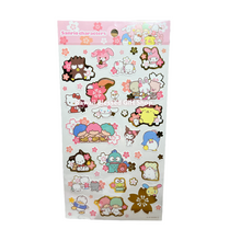 Load image into Gallery viewer, Sanrio Character Sakura Sticker Sheet
