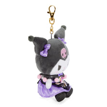 Load image into Gallery viewer, Kuromi Plush (Gold &amp; Purple Ribbon)
