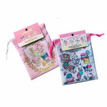 Load image into Gallery viewer, My Melody and Kuromi Mini Drawstring Bag
