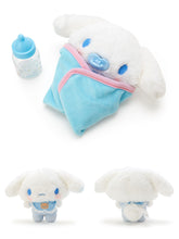 Load image into Gallery viewer, Sanrio Baby Plush (My Melody &amp; Cinnamoroll
