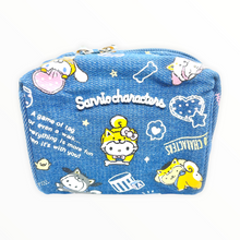 Load image into Gallery viewer, Sanrio Characters Denim Pouch
