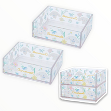 Load image into Gallery viewer, Sanrio Clear Stackable Trays (2 pc set) (Kuromi, Cinnamoroll, My Melody, Hello Kitty)
