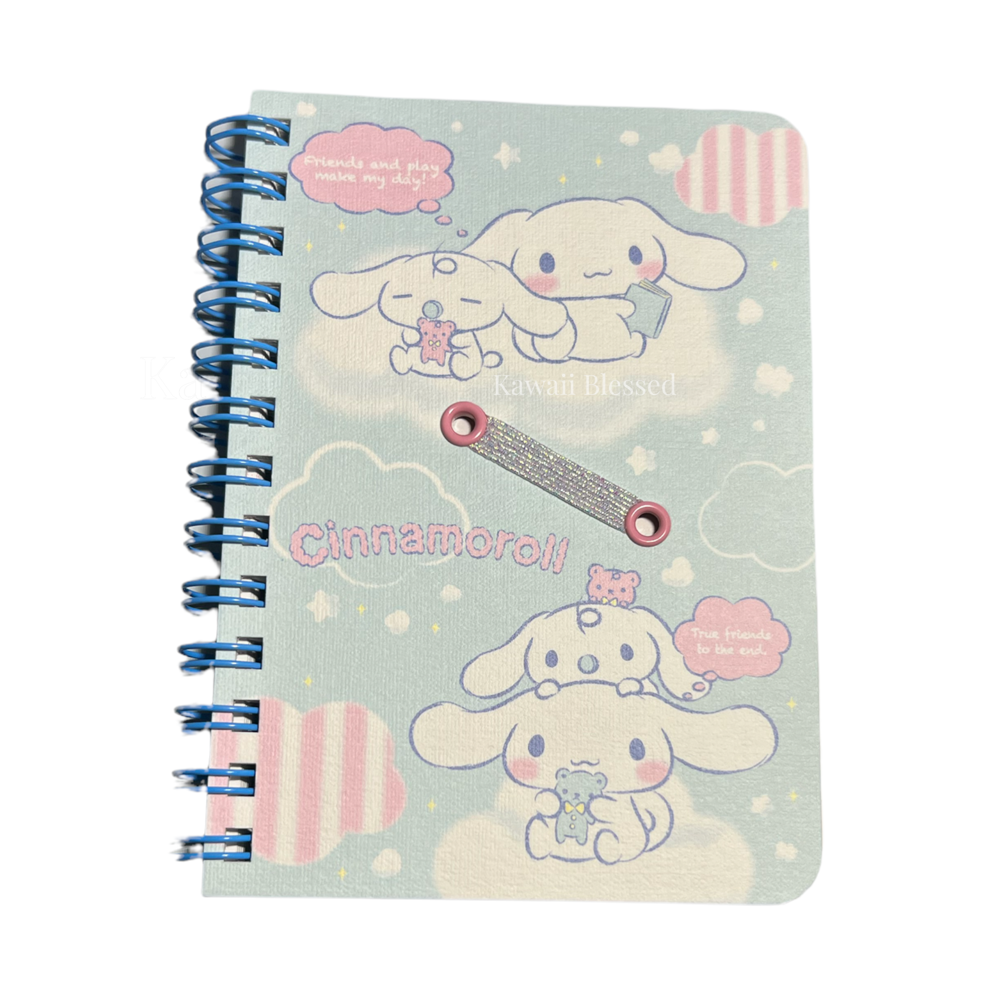 Believe in Happy Endings A6 Blank Inside Notebook, Cute Handmade Notebook,  Cute Notebook Kawaii, Mini Sketch Book, Mini Sketchbook 