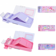 Load image into Gallery viewer, Sanrio Characters Sparkly Magic Pencil Case (with pencil sharpener)
