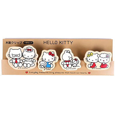 Hello Kitty Friends Die Cut Clip Set (Rare Find & Vintage)