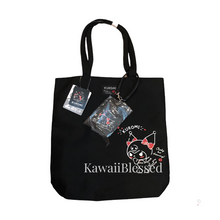 Load image into Gallery viewer, Sanrio Kuromi Tote with ID Badge Hol DD G
