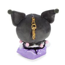 Load image into Gallery viewer, Kuromi Plush (Gold &amp; Purple Ribbon)
