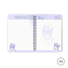 Load image into Gallery viewer, Sanrio Characters A6 Spiral Notebook (2022, 2021)
