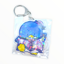 Load image into Gallery viewer, TuxedoSam Little Twin Stars My Melody Sparkly Keychain
