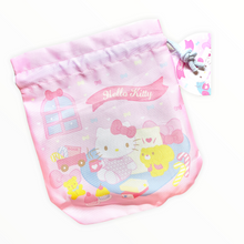 Load image into Gallery viewer, Sanrio Character Drawstring Pouch with Slippers
