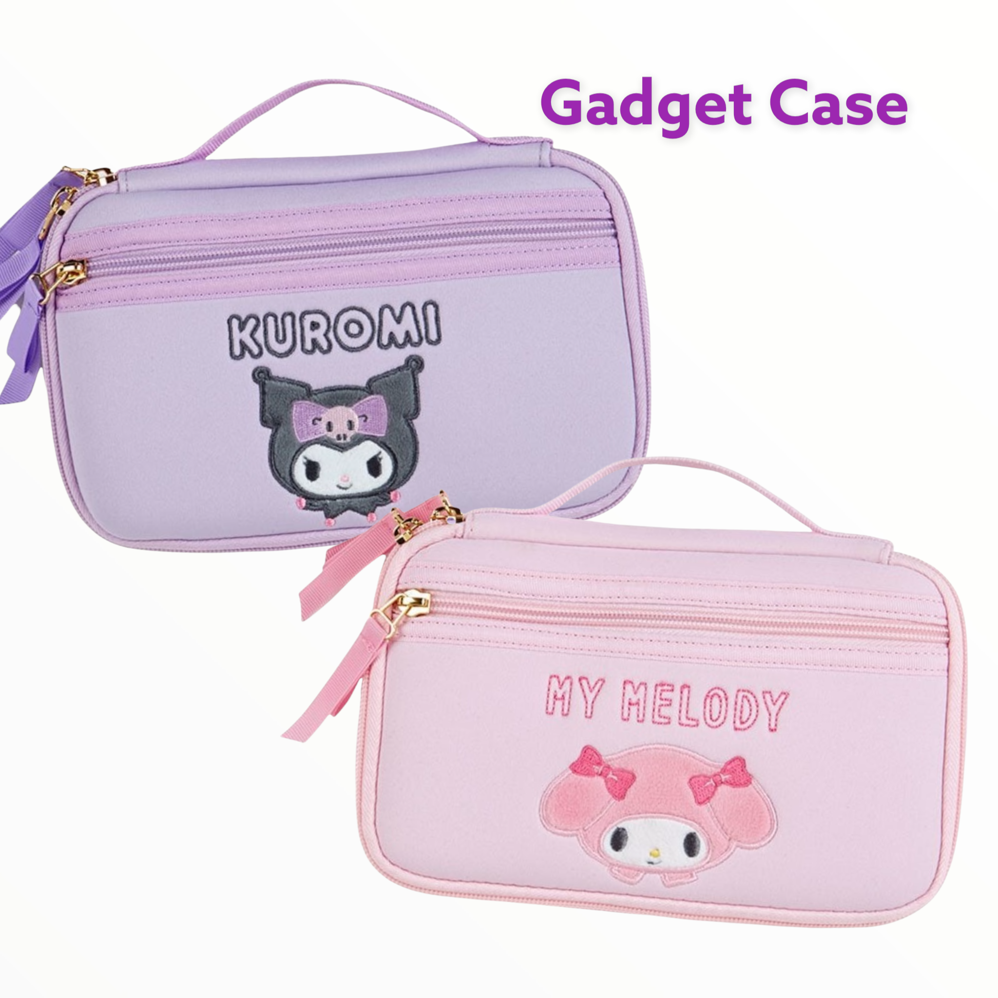 Sanrio Character Kuromi 11 Inch Gadget Soft Pouch Tablet PC Case B5 Size  New