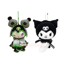 Load image into Gallery viewer, Sanrio Kuromi × Dolly Mix Mascot Plushie with Strap (2022)
